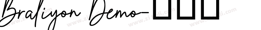 Braliyon Demo字体转换